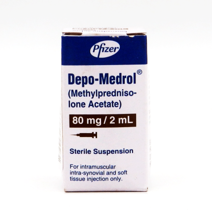 Depo Medrol 80mg Injection - (Methylprednisolone Acetate)