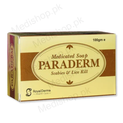 Paraderm Soap (Scabies & Lice Kill )100gm