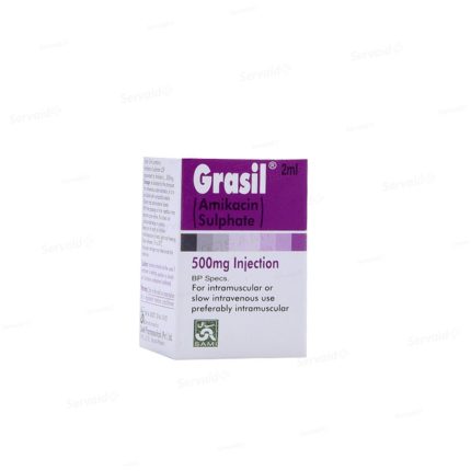 Grasil Injection 500mg ( Amikacin (500mg) SAMI