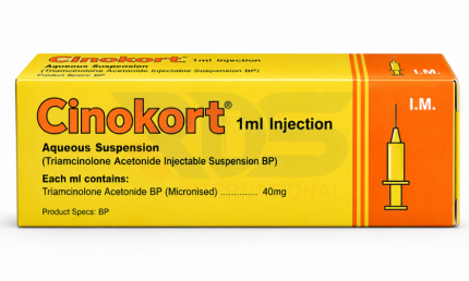 Cinokort Injection 40mg/ml I.M. (Triamcinolone Acetonide) - Polyfine