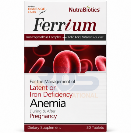 Ferrium Tablets (Iron Bisglycinate , Folic acid , Vitamin + Zinc) - horizon pharmaceuticals