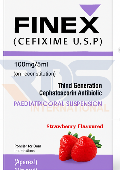 Finex 100mg|5ml suspension (CEFIXIME U.S.P.) - Polyfine