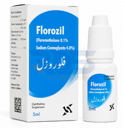 Florozil Eye Drops 5ml (Fluorometholone) - sante