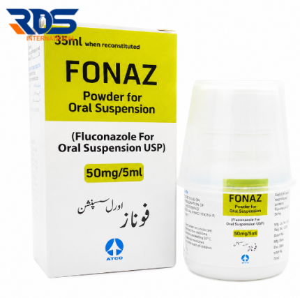 Fonaz Powder for Oral Suspension (Fluconazole 50mg/5ml) - Atco