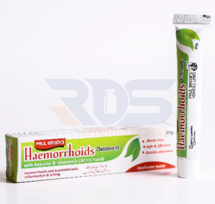 HAEMORRHOIDS OINTMENT 20g (Aesculus hippocastanum 0.5mL or more) -  paul brooks homoeo labs