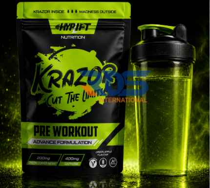 KRAZOR PREWORKOUT (FLAVOR= GREEN APPLE) - Hyplift Nutrition
