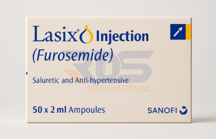 Lasix Injection 20mg  50 x 2ml ampoules (Furosemide) - Sanofi