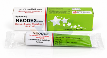 Neodex Cream 15g (Dexamethasone Phosphate+Neomysin) - Amros Pharmaceuticals