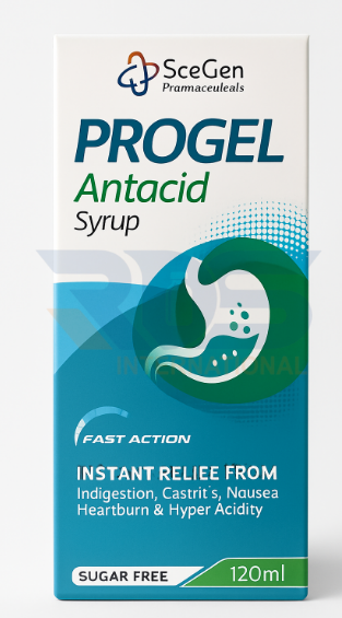 Progel Antacid 120ml Syrup - Alpha